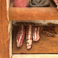 SOLD Fabulous Vintage French Folk Art Butcher Shop Diorama