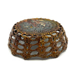 Sweet Old Sailor Made Heavily Varnished Knotwork Basket