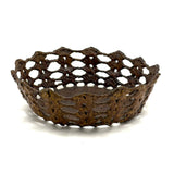 Sweet Old Sailor Made Heavily Varnished Knotwork Basket