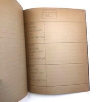 1940s Hunting Records Notebook, Charmingly Detailed (Many Woodchucks!)