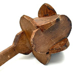 Antique Carved Folk Art Whimsy Rattle (with Extra Good Rattling Sound)