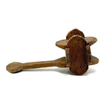 Antique Carved Folk Art Whimsy Rattle (with Extra Good Rattling Sound)