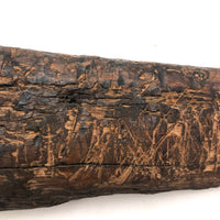 Old Folk Art Carved Found Wood Alligator Head
