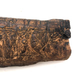 Old Folk Art Carved Found Wood Alligator Head