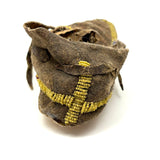 Collection of Three Antique Finely Beaded Sioux Moccasins, As Found