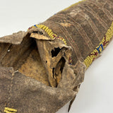 Collection of Three Antique Finely Beaded Sioux Moccasins, As Found