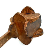 Antique Carved Folk Art Whimsy Rattle (with Extra Good Rattling Sound)