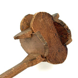 Antique Carved Folk Art Whimsy Rattle (with Extra Good Rattling Sound)