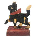 SOLD Proud Prancing Cat in Alligatored Paint