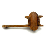 Antique Carved Folk Art Whimsy Rattle (with Extra Good Rattling Sound)