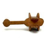 Antique Carved Folk Art Whimsy Rattle (with Extra Good Rattling Sound)