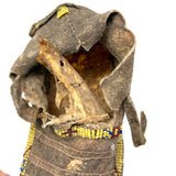 Collection of Three Antique Finely Beaded Sioux Moccasins, As Found