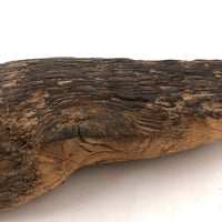 Old Folk Art Carved Found Wood Alligator Head