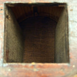 Early 20th C. Basketry Covered Carved Barrel with Interior Drawer and Relief Carved Flowers