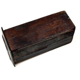 Early 20th C. Basketry Covered Carved Barrel with Interior Drawer and Relief Carved Flowers