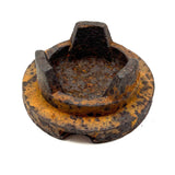 Pioneer WATER, Resonant and Perfectly Patinated Old Cast Iron Street Water Valve Cover