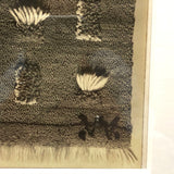 Stunning Photograph of Signed Woven Textile , Newly Framed (One of Two)