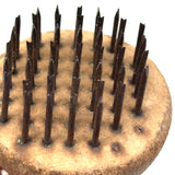 Like An Apple Core Spool with Spikes, Super Satisfying Antique Tenderizer (or Biscuit Pricker), 1876 Patent