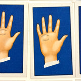 Fabulous 1930s Carreras Palmistry Cigarette Cards, Complete Set of 50, Near Mint
