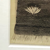 Stunning Photograph of Signed Woven Textile , Newly Framed (One of Two)