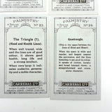 Fabulous 1930s Carreras Palmistry Cigarette Cards, Complete Set of 50, Near Mint