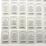 Fabulous 1930s Carreras Palmistry Cigarette Cards, Complete Set of 50, Near Mint