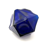 Victorian Cobalt Glass Jewelers Lamp with Faceted Sides (for Tipping to Direct Light)