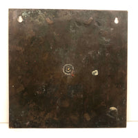 Charming and Unusual Antique Folk Art Compass Dial with Pressed Type Coordinates