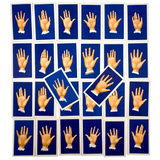 Fabulous 1930s Carreras Palmistry Cigarette Cards, Complete Set of 50, Near Mint