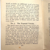 Scarce 1897 Hood's Spelling School Game, Complete, with Extensive Rules Booklet-- and Sarsaparilla Advertising!