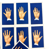 Fabulous 1930s Carreras Palmistry Cigarette Cards, Complete Set of 50, Near Mint