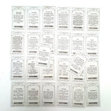 Fabulous 1930s Carreras Palmistry Cigarette Cards, Complete Set of 50, Near Mint