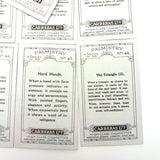 Fabulous 1930s Carreras Palmistry Cigarette Cards, Complete Set of 50, Near Mint