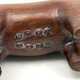 Wonderful Carved Dog With Eight Erect Nipples!