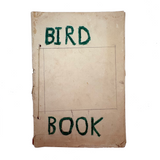 Bird Book! Delightful c. 1930s Handmade Book with 18 Naive Crayon Bird Drawings