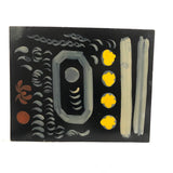 Lot of Stencil Painted Toleware/Theorem Test Designs
