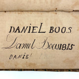 Very Beautiful 1811 Hand-printed Paper Covered German Catechism Book with Fratur Lettered Nameplate