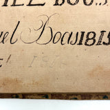 Very Beautiful 1811 Hand-printed Paper Covered German Catechism Book with Fratur Lettered Nameplate