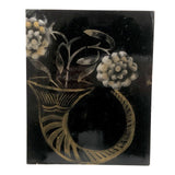 Lot of Stencil Painted Toleware/Theorem Test Designs