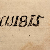 Very Beautiful 1811 Hand-printed Paper Covered German Catechism Book with Fratur Lettered Nameplate