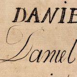 Very Beautiful 1811 Hand-printed Paper Covered German Catechism Book with Fratur Lettered Nameplate