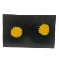 Lot of Stencil Painted Toleware/Theorem Test Designs