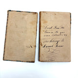 Very Beautiful 1811 Hand-printed Paper Covered German Catechism Book with Fratur Lettered Nameplate