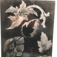 Lot of Stencil Painted Toleware/Theorem Test Designs