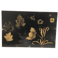 Lot of Stencil Painted Toleware/Theorem Test Designs