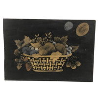 Lot of Stencil Painted Toleware/Theorem Test Designs