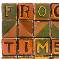 Gorgeous Old Handmade Blocks in Great Palette