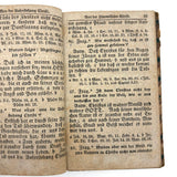 Very Beautiful 1811 Hand-printed Paper Covered German Catechism Book with Fratur Lettered Nameplate