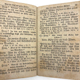 Very Beautiful 1811 Hand-printed Paper Covered German Catechism Book with Fratur Lettered Nameplate