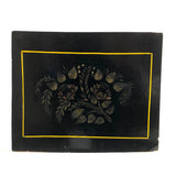 Lot of Stencil Painted Toleware/Theorem Test Designs